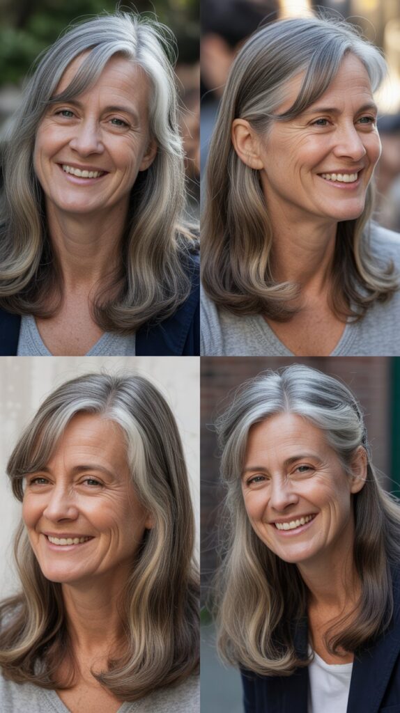 36 Youthful Sassy Long Hairstyles for Older Women That Still Feel Fresh 23 Long Straight Hair with Soft Ends