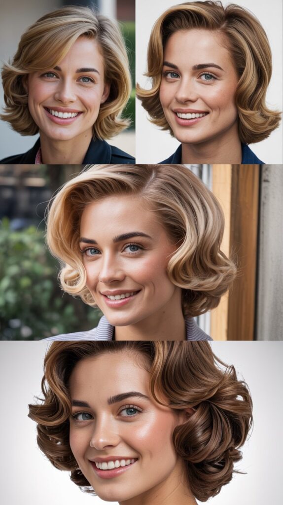 Vintage-Inspired Face-Framing Layers