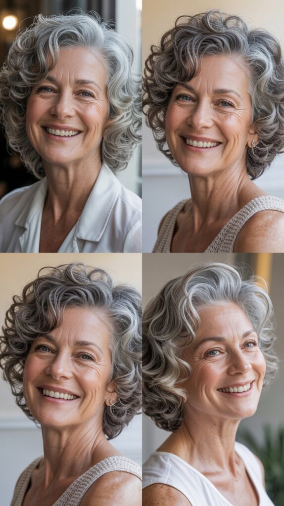 26 Perfect Hairstyles for Women Over 60 with Fine Medium Hair for Maximum Lift 23 Layered Cut with Lowlights and Highlights