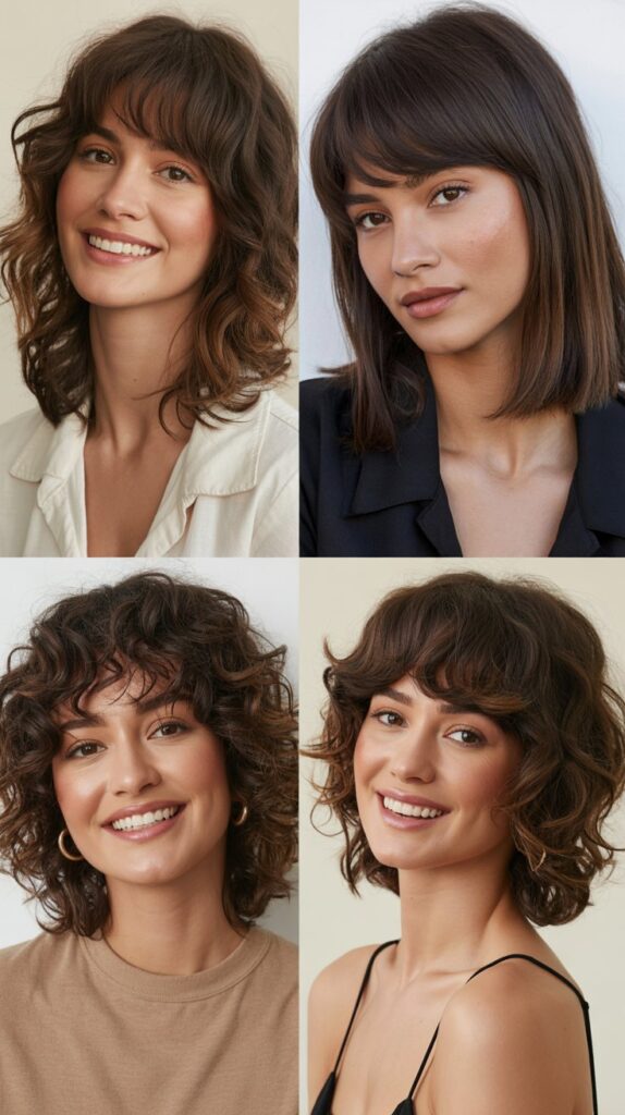 Choppy Layers with Wispy Bangs