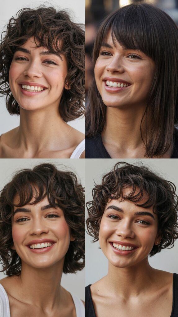 Textured Shag with Wispy Bangs