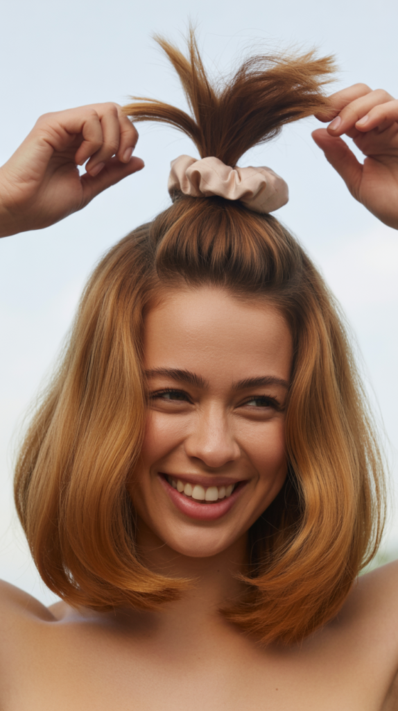 Pineapple Updo for Sleeping