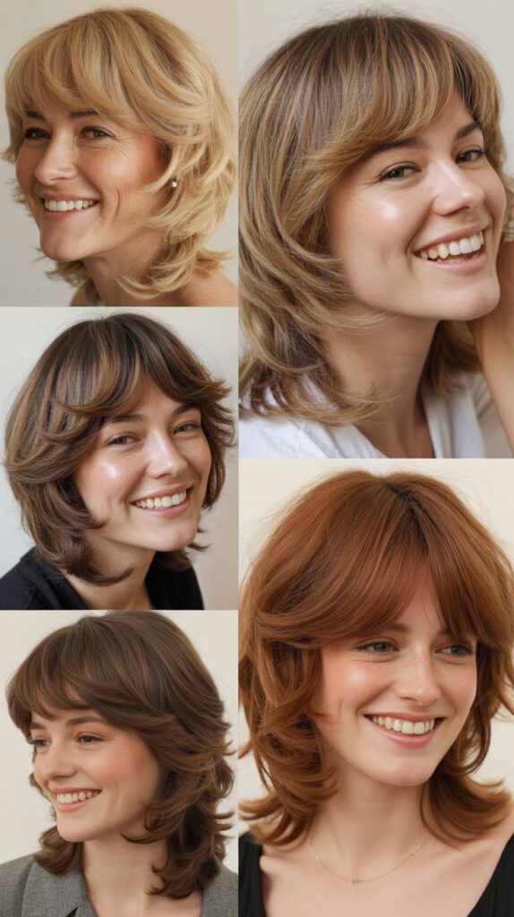 Feathered Fringe with Graduated Layers