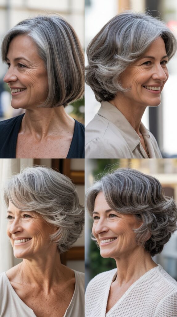 26 Perfect Hairstyles for Women Over 60 with Fine Medium Hair for Maximum Lift 5 Feathered Layers for Airy Movement