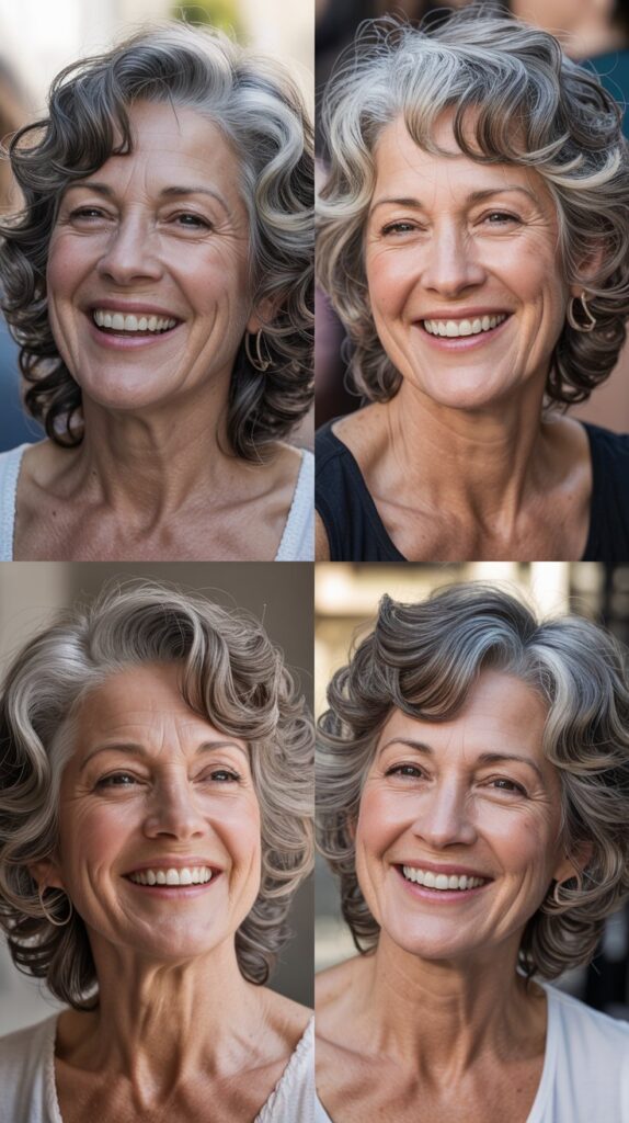 26 Perfect Hairstyles for Women Over 60 with Fine Medium Hair for Maximum Lift 25 Wispy Ends with Volume at Crown