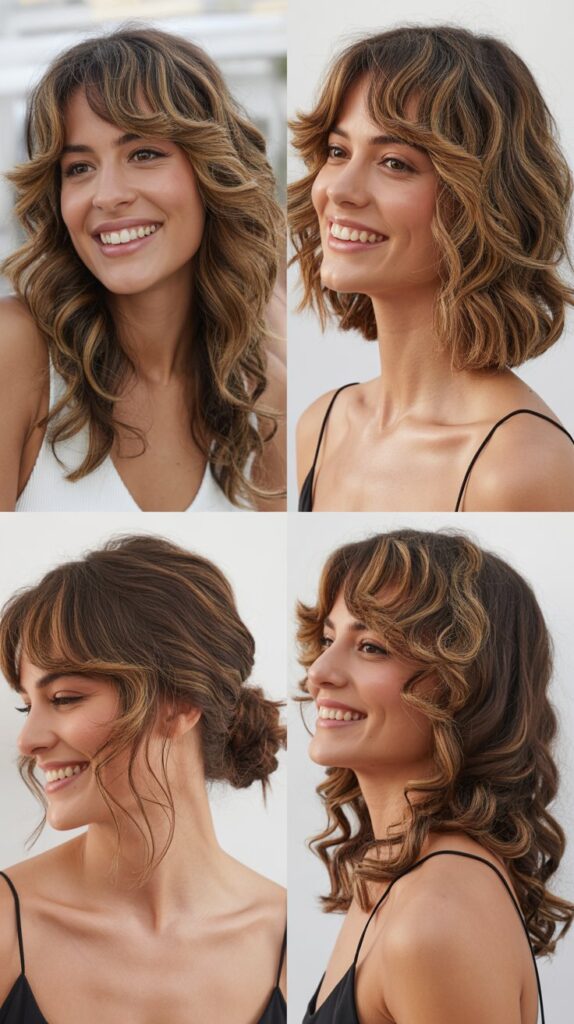 Wavy Layers with Curtain Fringe