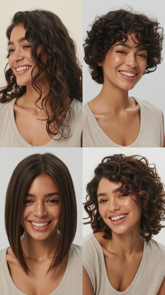 50 Long Layered Haircuts to Try—Front & Back Views 38 Asymmetrical Long Layers