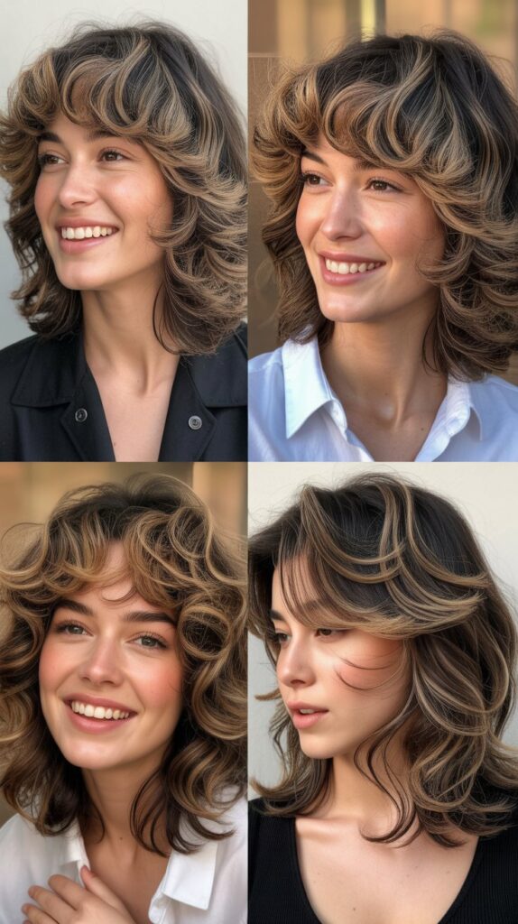 Long Front Layers Haircut
