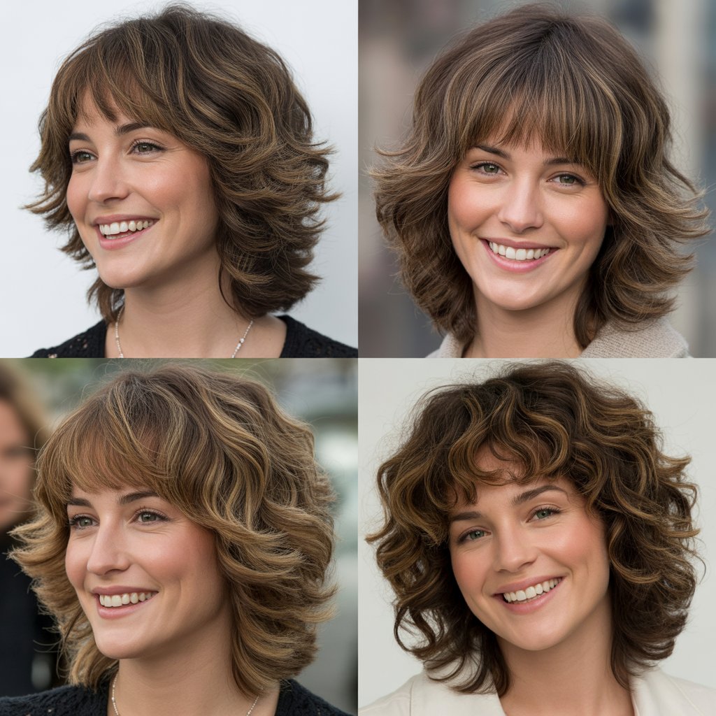 Modern Shag with Curtain Fringe