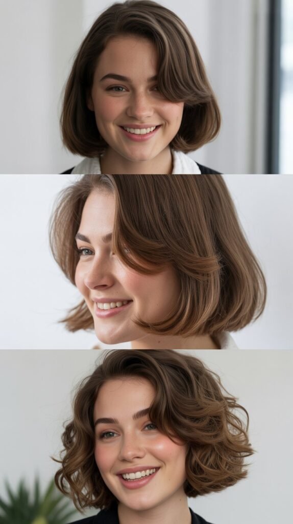 Long Bob with Swooped Side Fringe