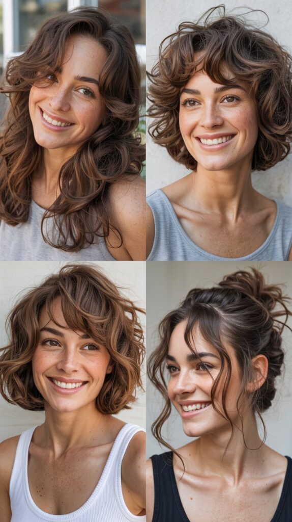 Tousled Face-Framing Layers