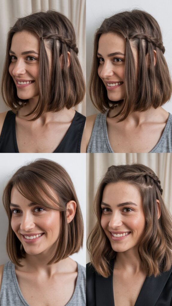 Long Bob with Twisted Sections