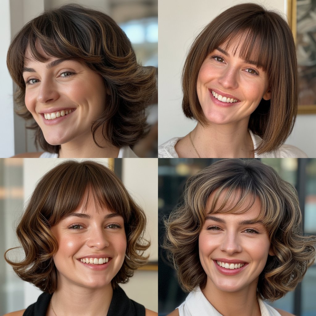 Soft Shag with Tapered Bangs