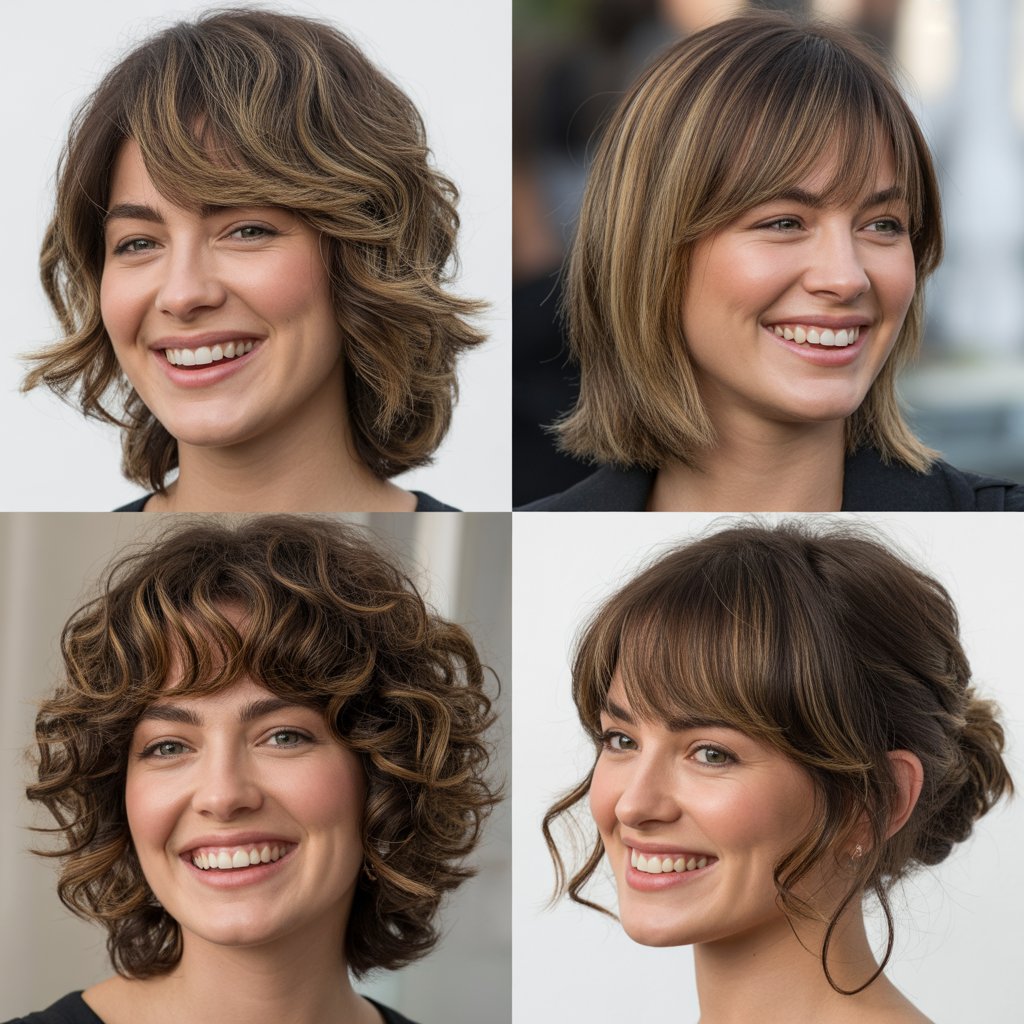 Shag with Soft Blended Bangs