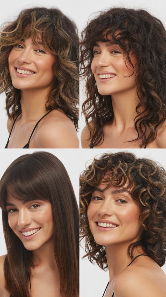 Disconnected Layers with Textured Bangs