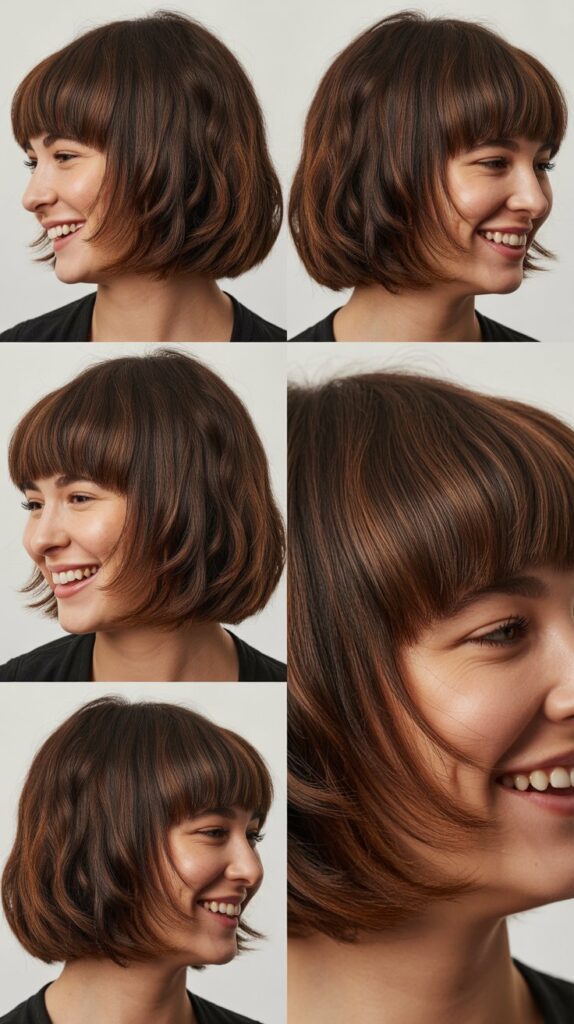 Blunt Cut with Subtle Internal Layers