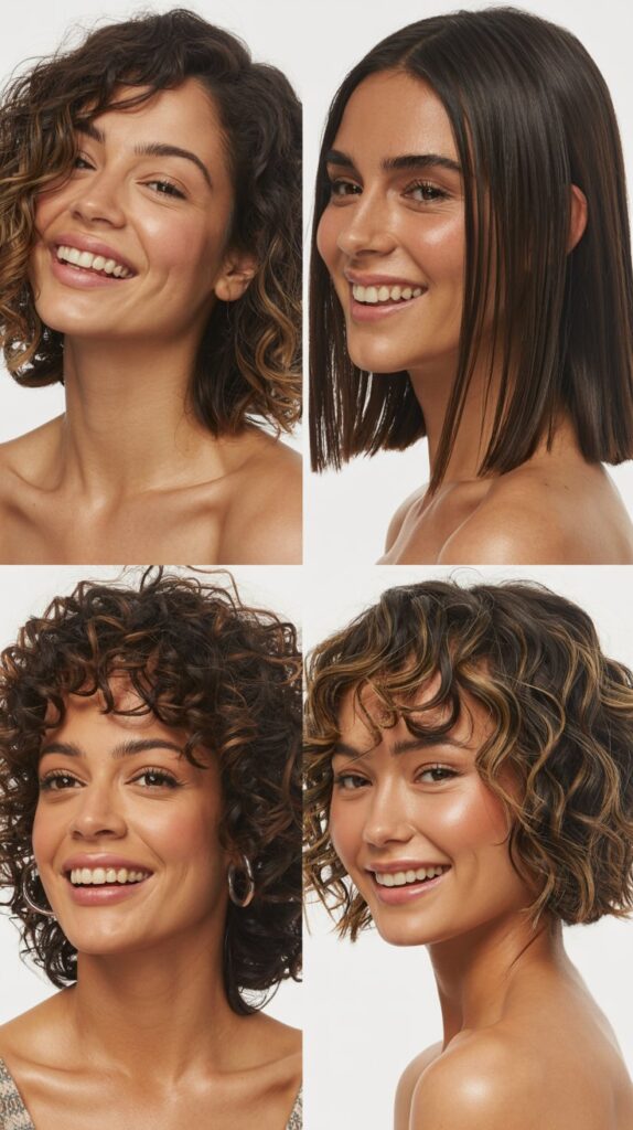 50 Long Layered Haircuts to Try—Front & Back Views 16 Choppy Bottom Layers