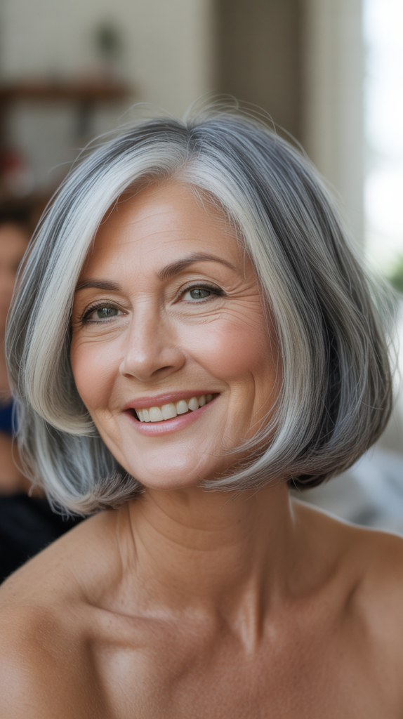 Soft Graduated Bob with Rounded Edges