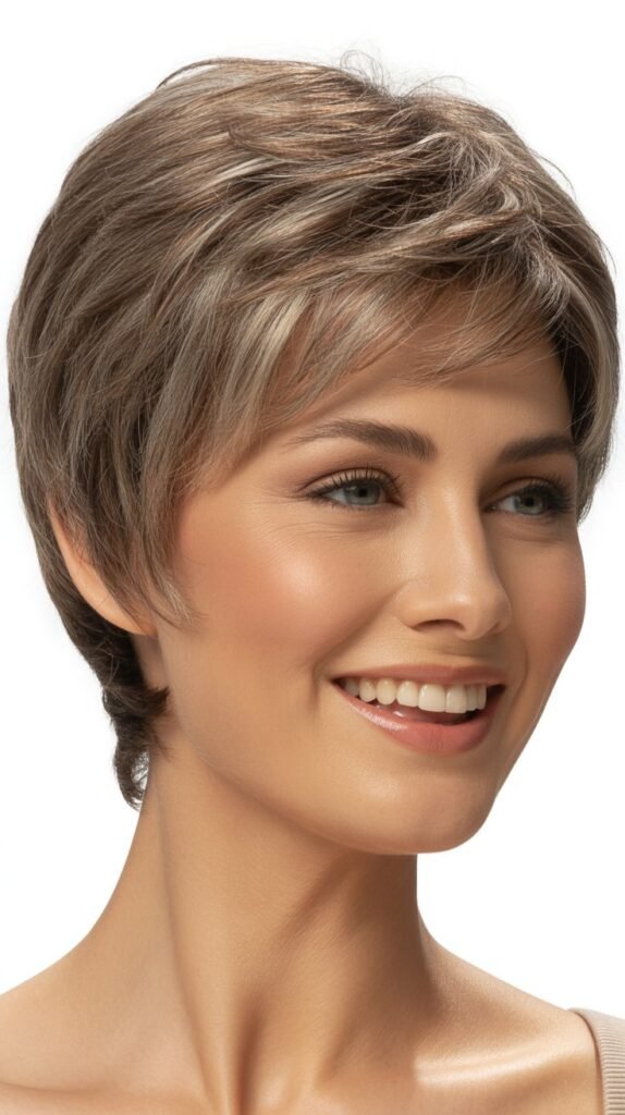 Easy-Care Synthetic Pixie Wig