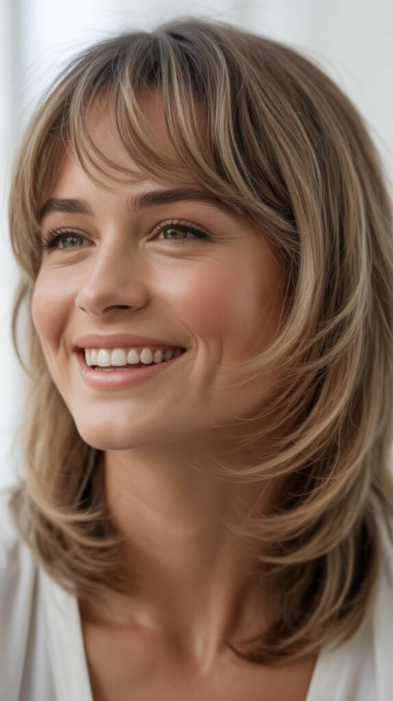 Feathered Side Bangs