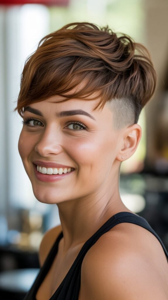 Pixie with Disconnected Undercut