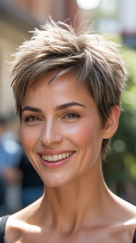 Spiky Textured Pixie