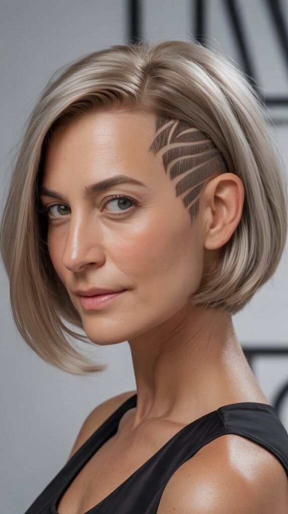Edgy Undercut Bob
