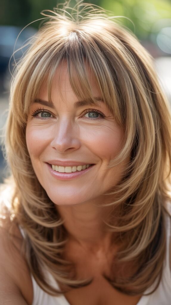 Wispy Bangs for Active Lifestyles