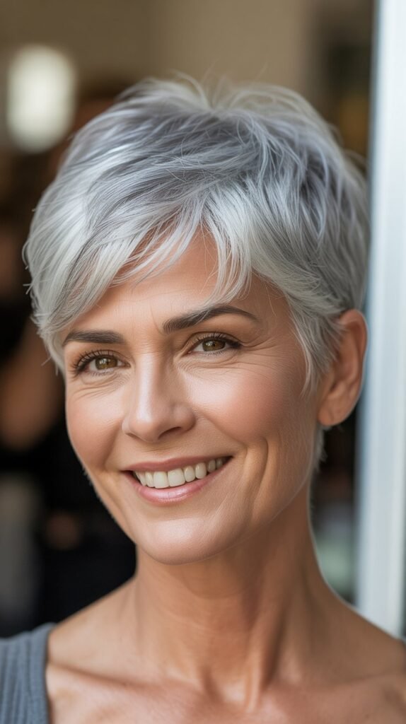 Natural Gray Pixie