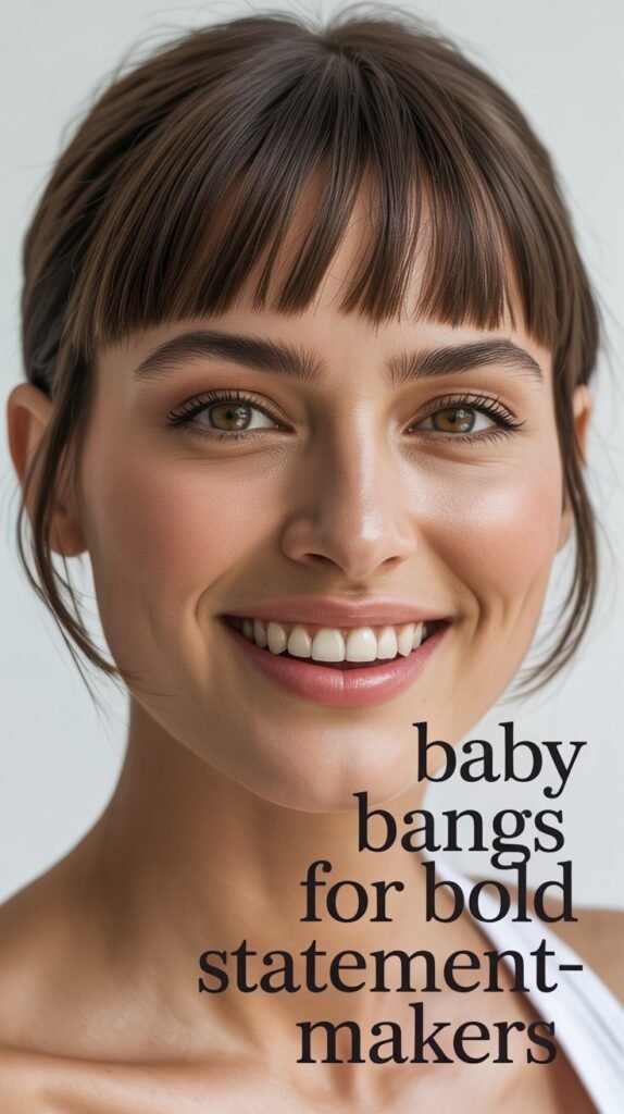 Baby Bangs for Bold Statement-Makers