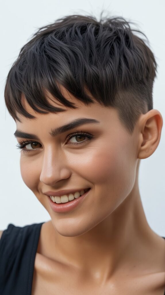 The Edgy Razor-Cut Pixie