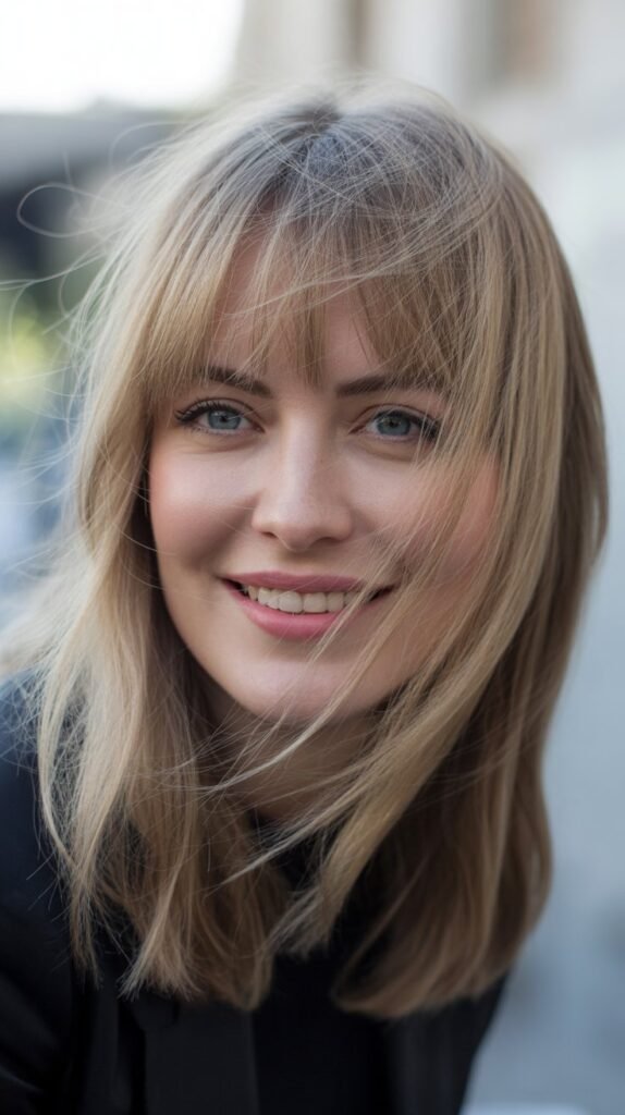 Feathered Fringe with Airy Movement