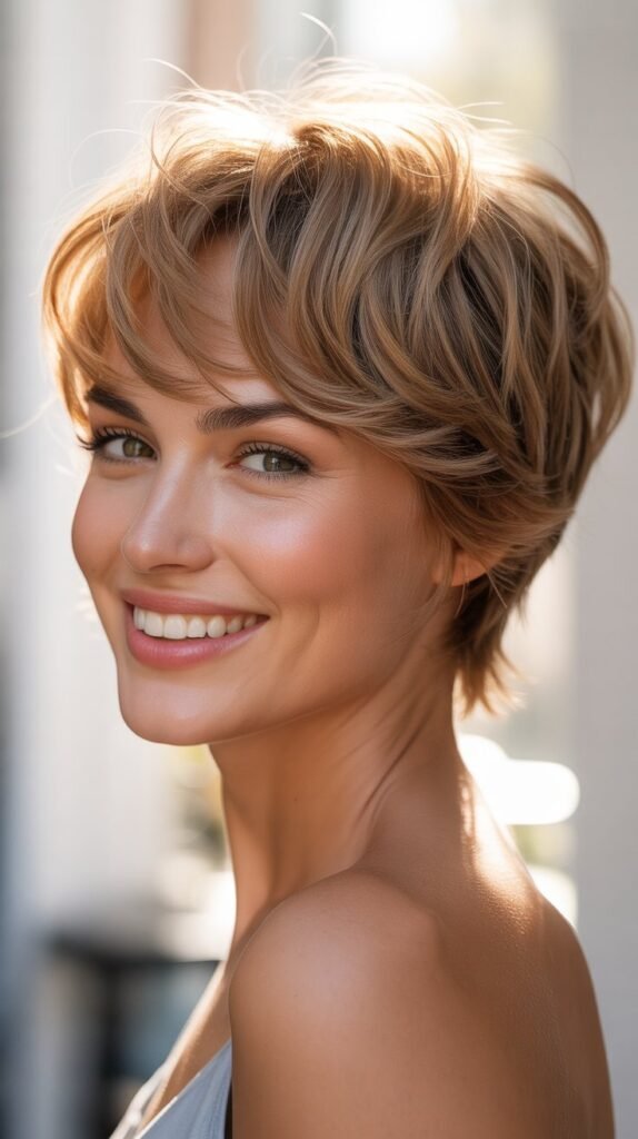 Romantic Pixie with Soft Texture