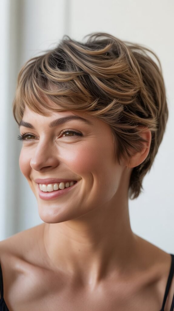 Pixie with Face-Framing Layers