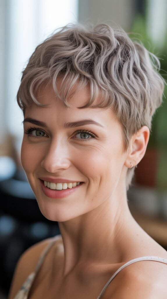 Wispy Pixie with Micro Bangs