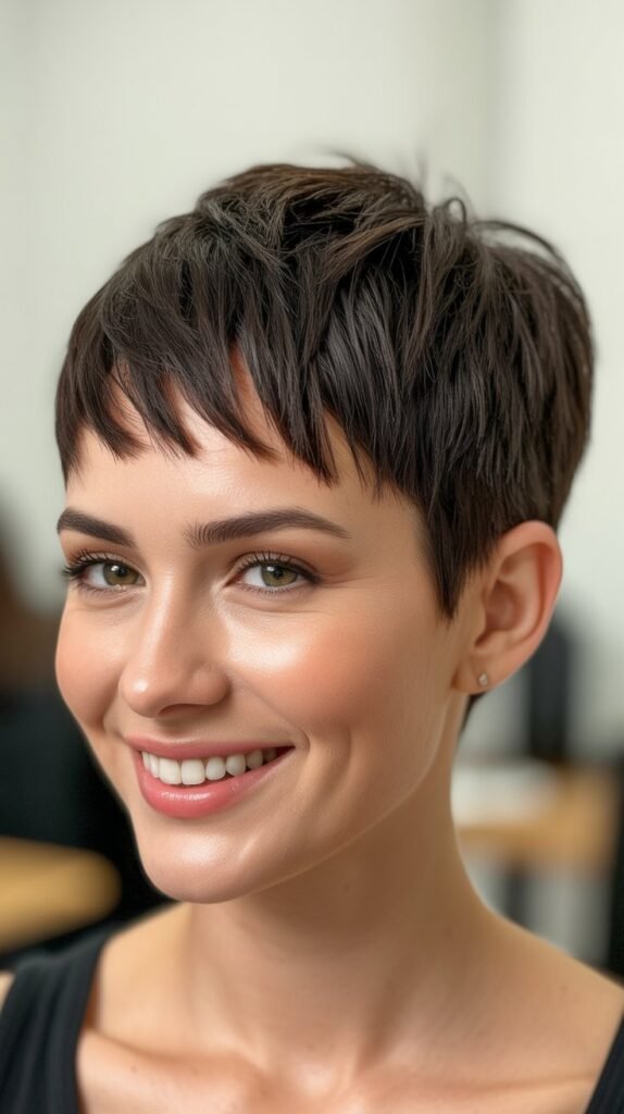 Disconnected Pixie Cut