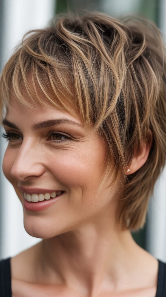 Pixie with Shaggy Layers