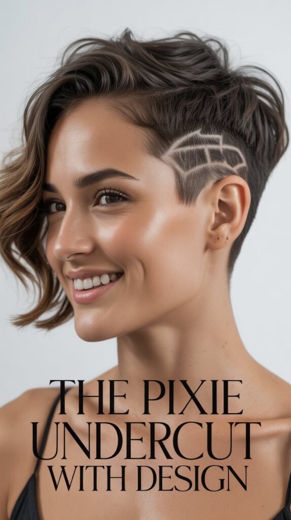 The Pixie Undercut with Design