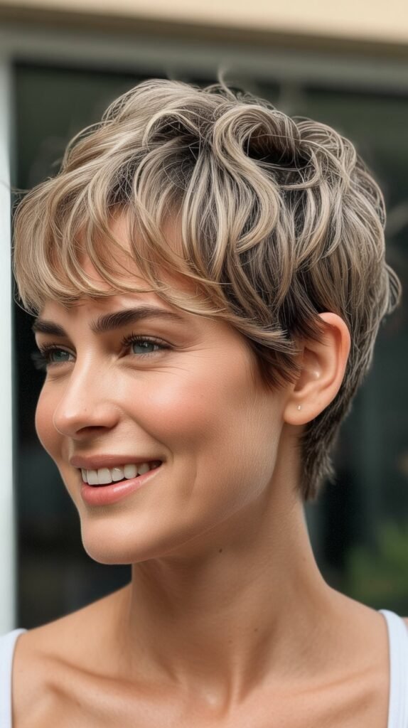 Textured Choppy Pixie