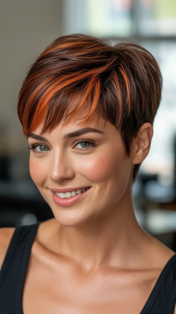 Bold Color Pixie