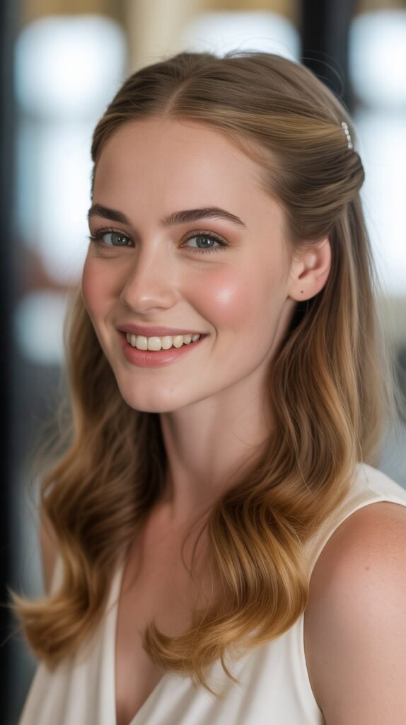  The Classic Half-Up Half-Down