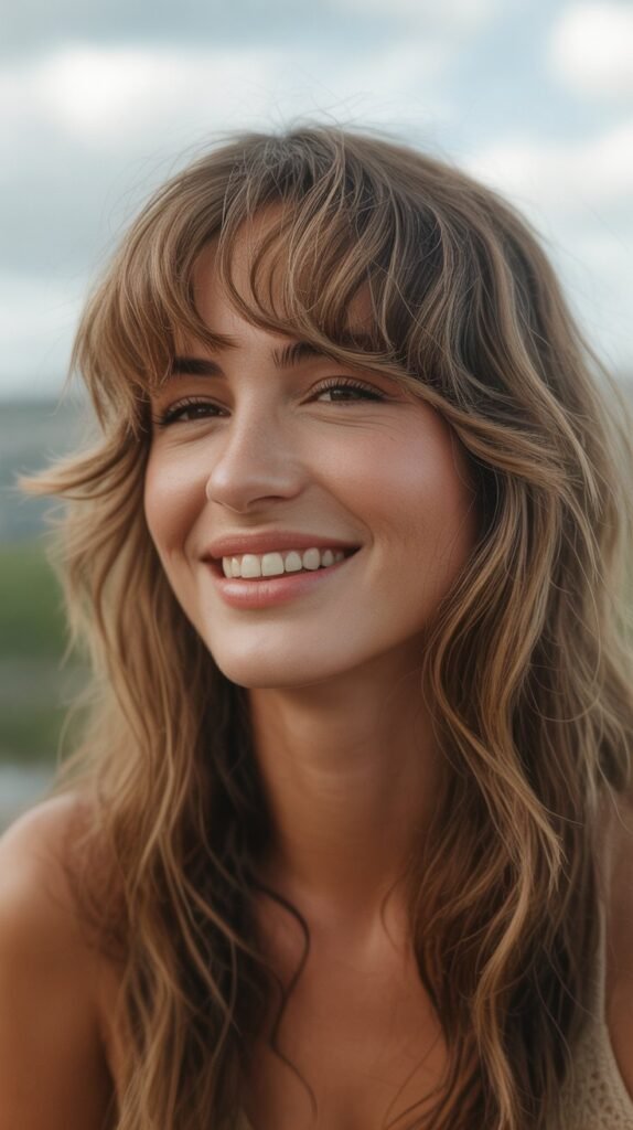 Bohemian Shaggy Bangs