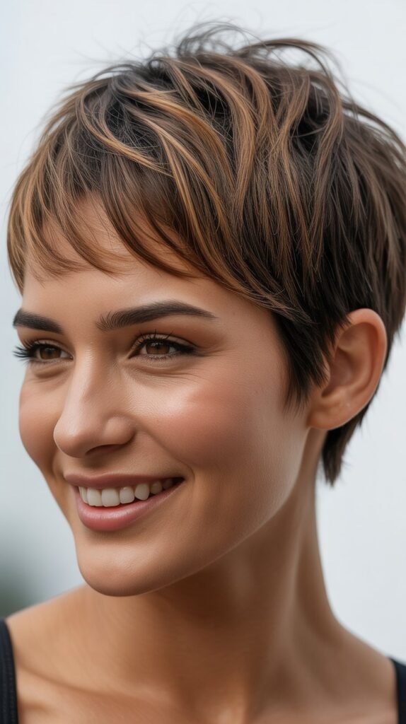  Disconnected Pixie Cut