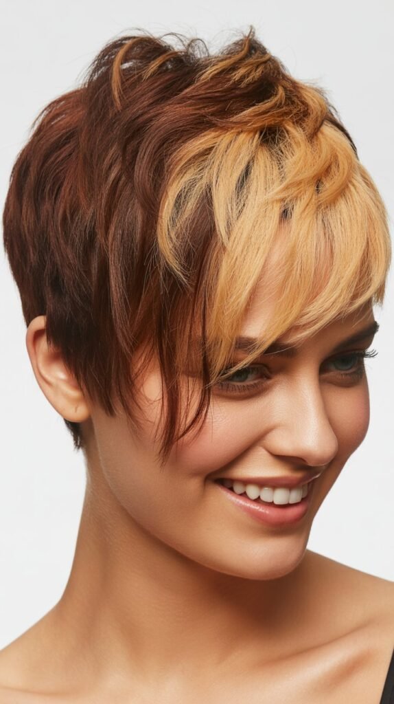 The Color-Blocked Pixie