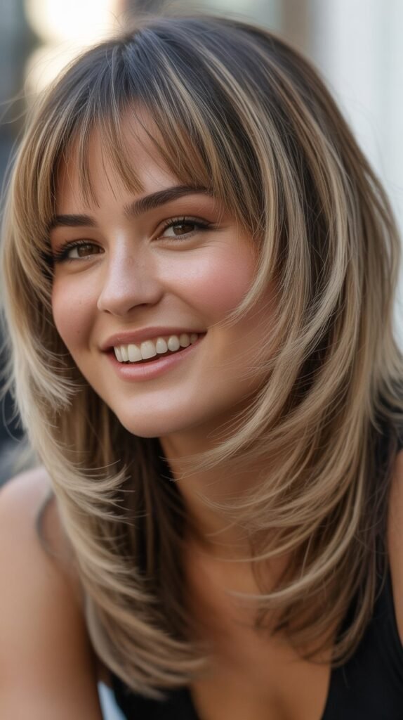 Graduated Layers With Micro Bangs