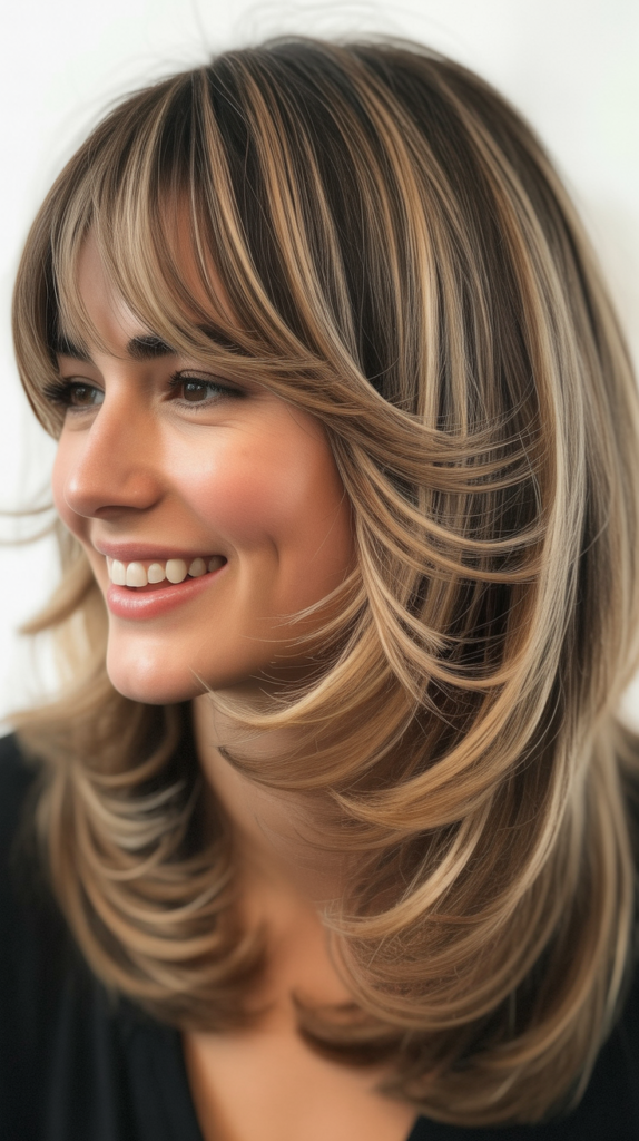 Dimensional Layers with Graduated Fringe