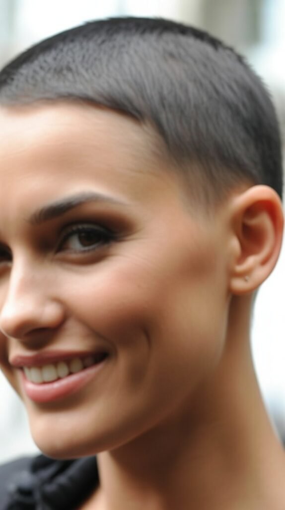 Classic Cropped Pixie with Tapered Sides