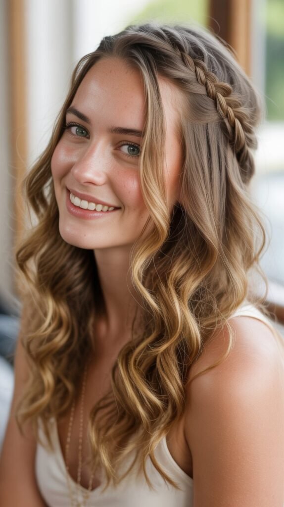  Half-Braid with Loose Waves