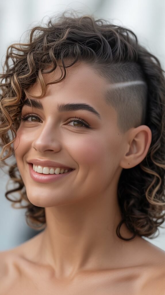 The Curly Undercut