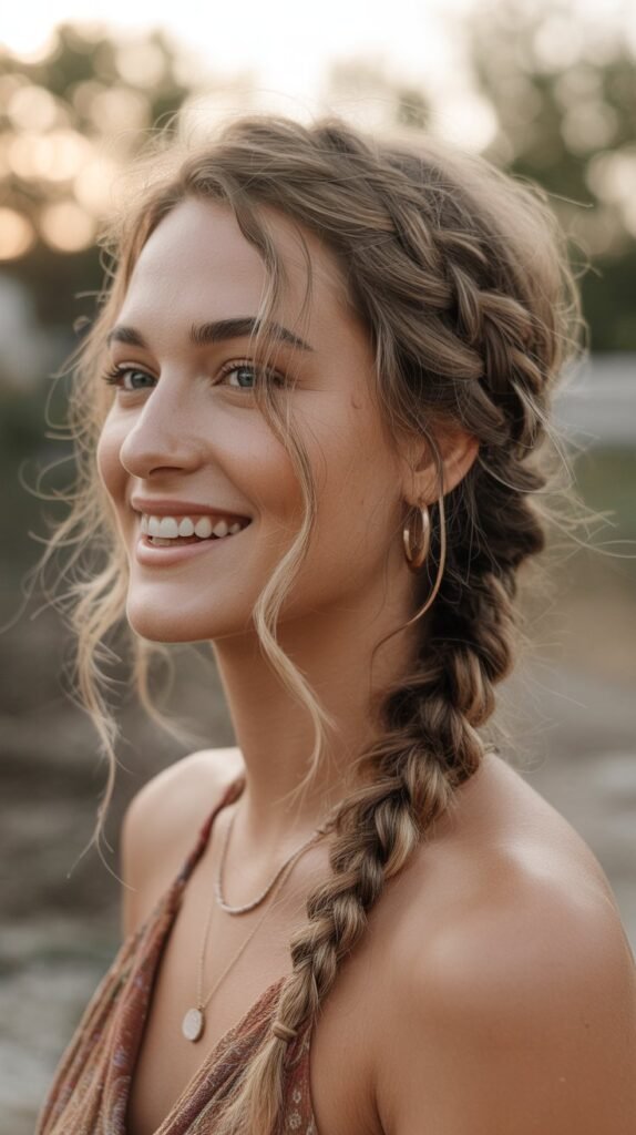 Boho Side Braid